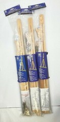 3-18″ Loew Cornell #308 Triangle Natural Wood Easel Adjustable Chain Tipped Legs