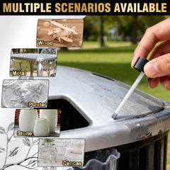 Liquid Silver Leaf Paint Kit, Water-Based Metallic Silver Paint, Quick Dry with