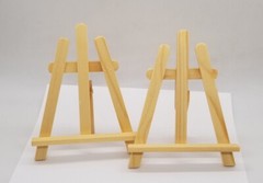 5″ Mini Natural Wood Display Easel A-Frame Artist Tripod Table Holder Stand 2-EA