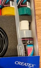 Vintage 1990s Badger 150 Airbrush Student Artist Kit In Case Made In USA CreateX
