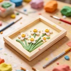 20 PCS Wood Panel Boards, 5.9 x 7.8 x 0.8 inch Unfinished Blank Wooden Canvas…