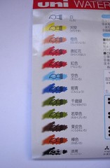 Uni Watercolor Pencil SET of 12 Color Pencils: Metal Case, Travel Case, Brush