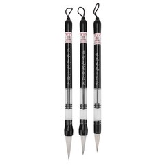 6pcs Piston Fill Chinese Water Brush Pen For Practicing Calligraphy