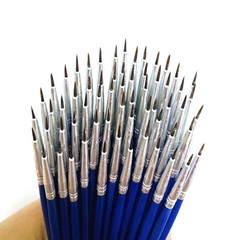 60 Pack Artists’ Pointed Round Brush,Synthetic Bristles Painting Brush,Detail…