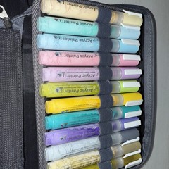 60 Colors Acrylic Paint Pens In Case -set of Paint Markers