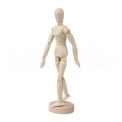 2pcs 20cm Wooden Human Mannequin 8inchs