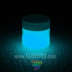 Phosphorescent Glow in the Dark Paint – Aqua