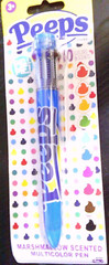 NEW PEEPS multi colored marshmallow scented pen