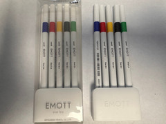 UNI EMOTT FINE 0.4 FINELINER PENS 2 PACKS 10 COUNT TOTAL NEW