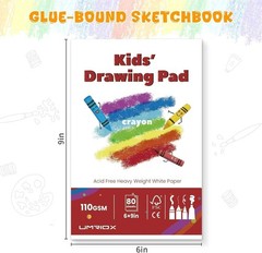 Creative Drawing Pad for Kids 6 Inch x 9 Inch Ideal for Classroom and Travel