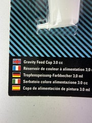 Testors Aztek 9347C Gravity Feed 3.0cc Paint Cup NOS