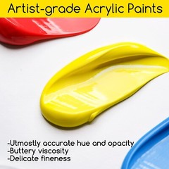 MEEDEN Artist Acrylic Paint Set – 60ml/ 2oz*9 Heavy Body Acrylic Paint Tubes …