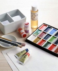 Japanese painting color ink set No.3 24 colors