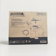 Master Airbrush Eco Kit-17 Pro Gravity Feed Airbrush And Compression System