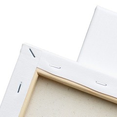 FIXSMITH Stretched White Blank Canvas- 12×12 Inch,Bulk Pack of 8,Primed,100% Cot