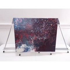 Aluminum Tabletop Easel Folding Tripod Display Stand Silver 17.5 Inch – 1 ONLY