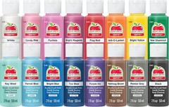Apple Barrel, Vibrant Spectrum Collection Acrylic Craft Paint, 2 fl oz each, 16