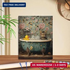 Cat Paint by Numbers Kit for Adults – Animals Adult Paint by Number Kits on Canv