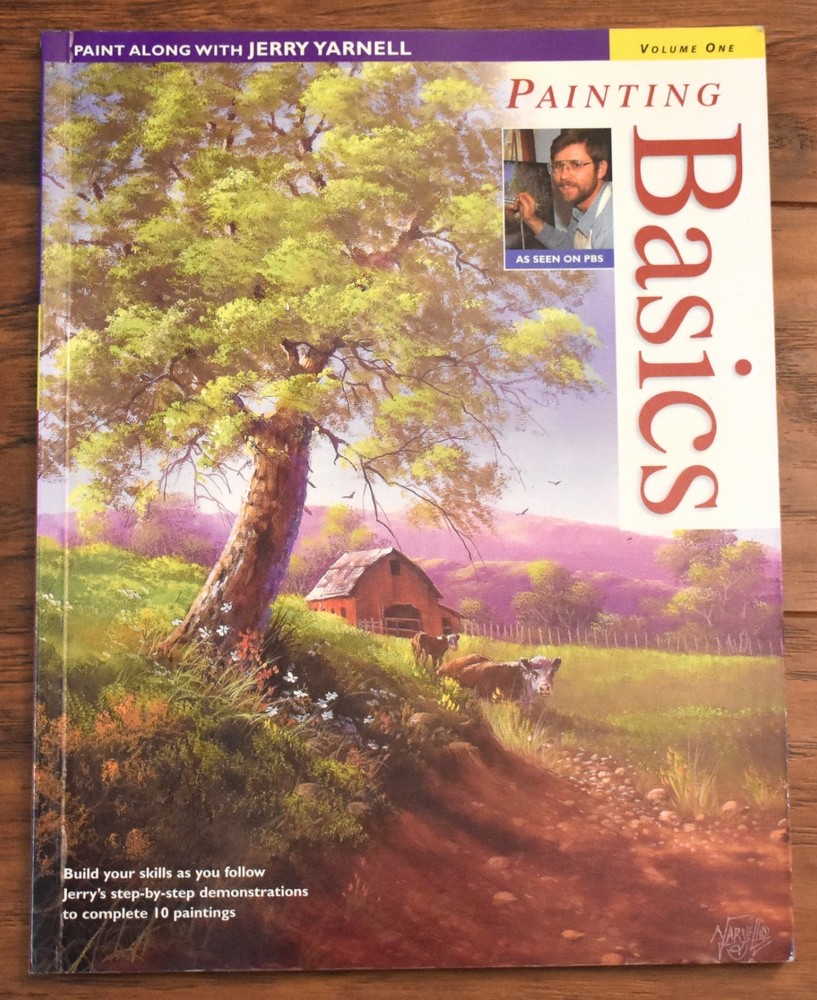 Paint along with Jerry Yarnell books- Your Choice ONLY $17.95 EACH – FREE SHIP
