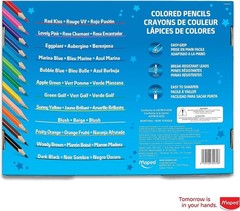 Durable Triangular Colored Pencils Set + Sharpeners