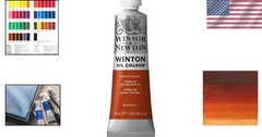 New Burnt Sienna Oil Color Tube, 37ml, Satin Finish