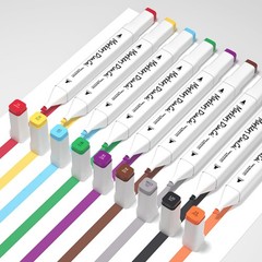 Alcohol Markers, 168 Colors Dual Tip Permanent Art Marker Set for Artists, Co…