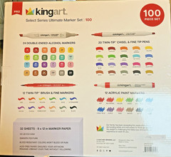Kingart Select Series Ultimate Marker Set 100 Piece Set NEW