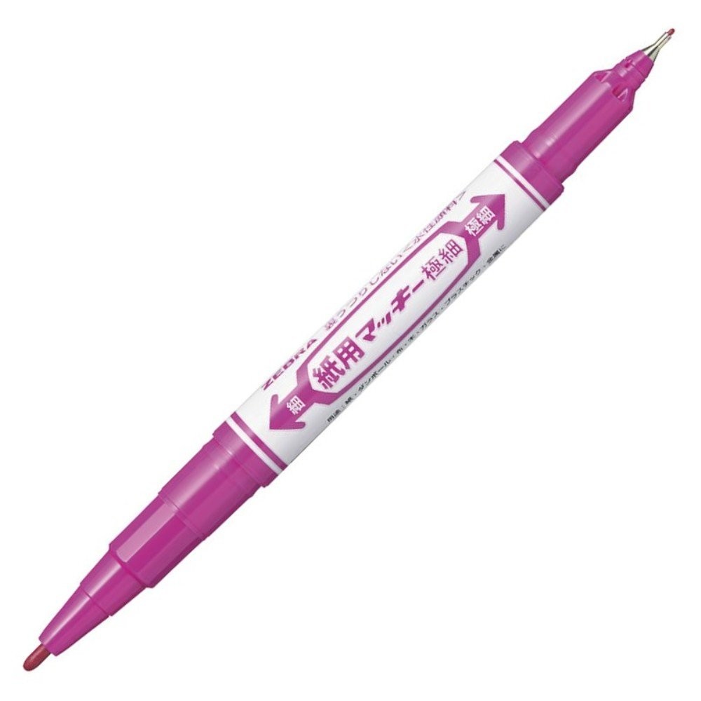 ZEBRA Water-based Pen Paper Mackie Extra Fine Red Purple 10 Pieces B-WYTS5-RP