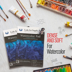 Water Color Sketchbook, A4 Cold Press Water Color 140Lb Pad, Sketch Book for Art