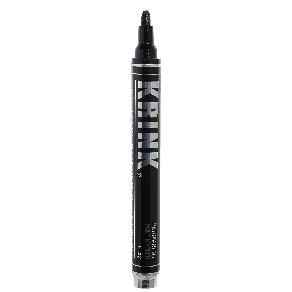 K-42 Black Paint Marker – Vibrant and Opaque Fine Art Paint Pen for Any Surfa…