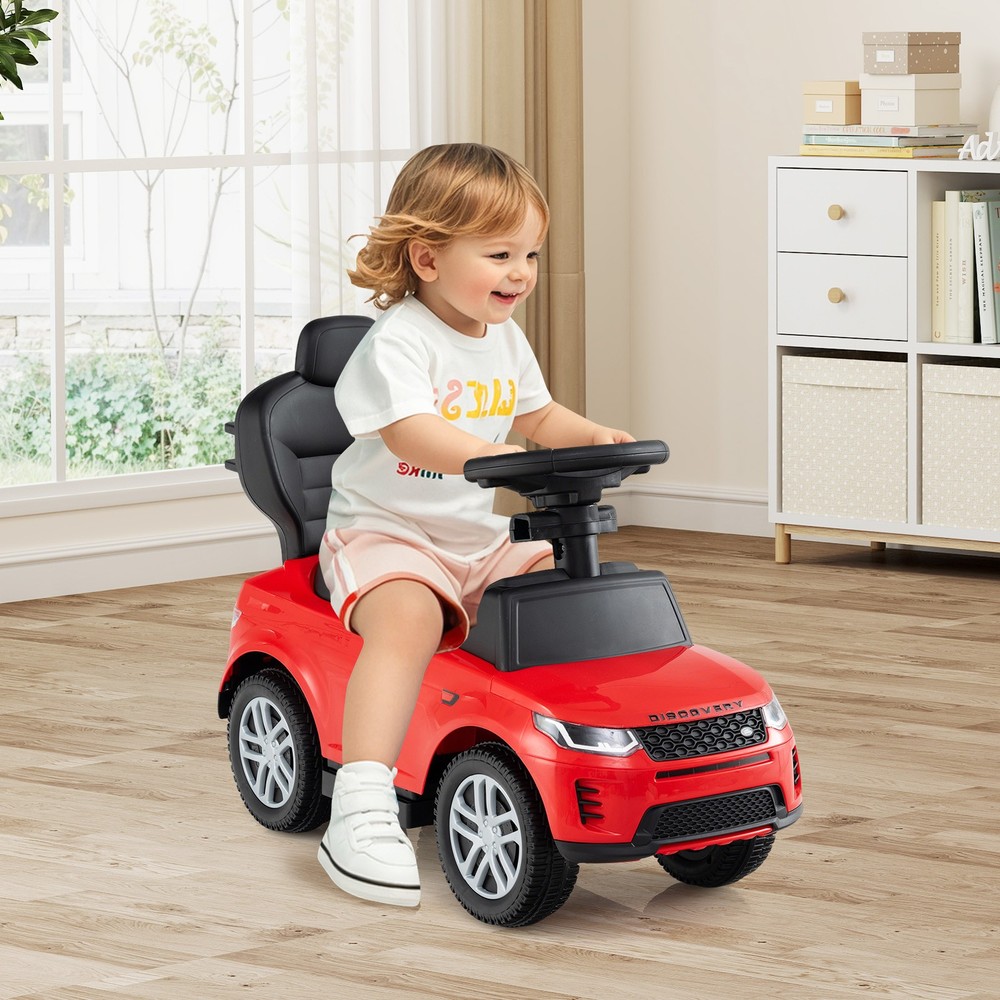 3 in 1 Push Car with Removable Handle and Guardrail for Kids 18-36 Months Old…