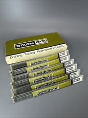 Dixon DTR Drafting Tracing Reproduction Leads 6 Tubes (12 each) No. 7600 “H” NOS