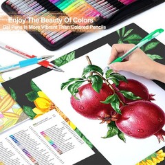 TANMIT Glitter Gel Pens, 160 Pack Pen with 160 Piece Set, Multicolor