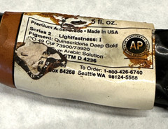 Daniel Smith Watercolor PO 49 PO49 Quinacridone Gold 15ml Rare Extra Fine