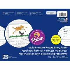 Pacon 2423 Multi-program Picture Story Paper 500 Sheets 12″x9″