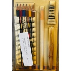 Marshalls Photo Coloring System Portrait Set Oil Colors Pencils Kit NEW