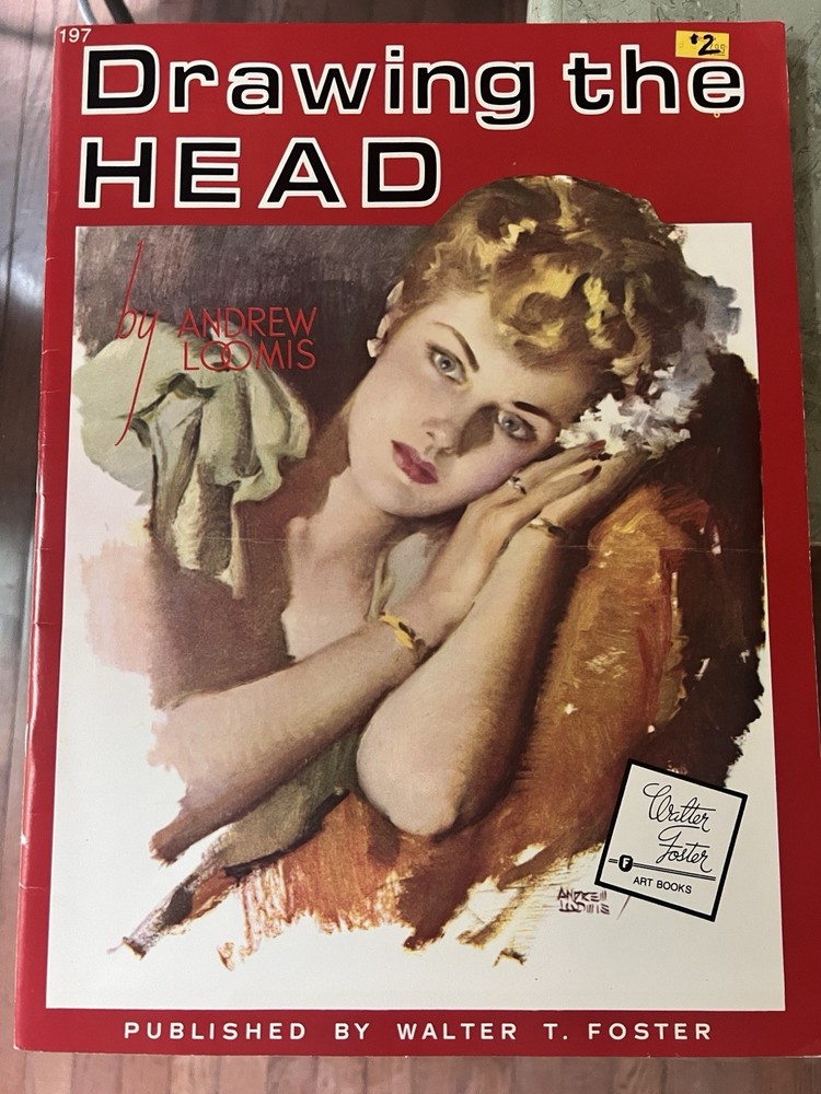 Vintage Andrew Loomis Drawing the Head Walter T Foster Art Instruction Book