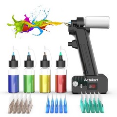 No-Clean Airbrush Kit with Disposable Nozzle (50pcs x 0.2mm & 100pcs x 0.3mm & 1