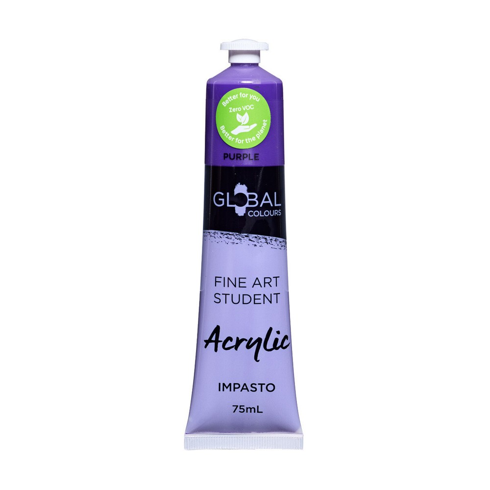 Purple – Global Colours Eco-Friendly Fine Art Student Acrylic Artist Paint