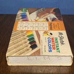 VINTAGE Sanford Mr. Sketch Scented Instant Water Color Markers, 12 Color Set 80s