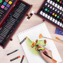 Color More Art Supplies, 175-Pack Deluxe 9.6 Fl Oz (Pack of 1), Cherry
