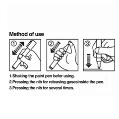 6PCS Waterproof Permanent Paint Marker Pen Car Tyre Tire Letter Rubber Xmas Gift