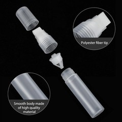 4 Pcs Refillable Paint Pens Empty Graffiti Markers Empty Paint Daubers Bottle…