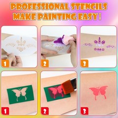 Face Painting Kit for Kids – 40 Color Pro Facepaint Palette 40 colors