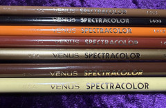 Vtg Venus Spectracolor Color Pencil Lot Assorted DISCONTINUED Art Supplies