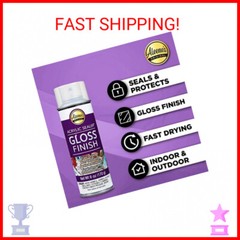 Aleene’s 26412 Spray Gloss Finish, 6 Oz Acrylic Sealer, Original Version