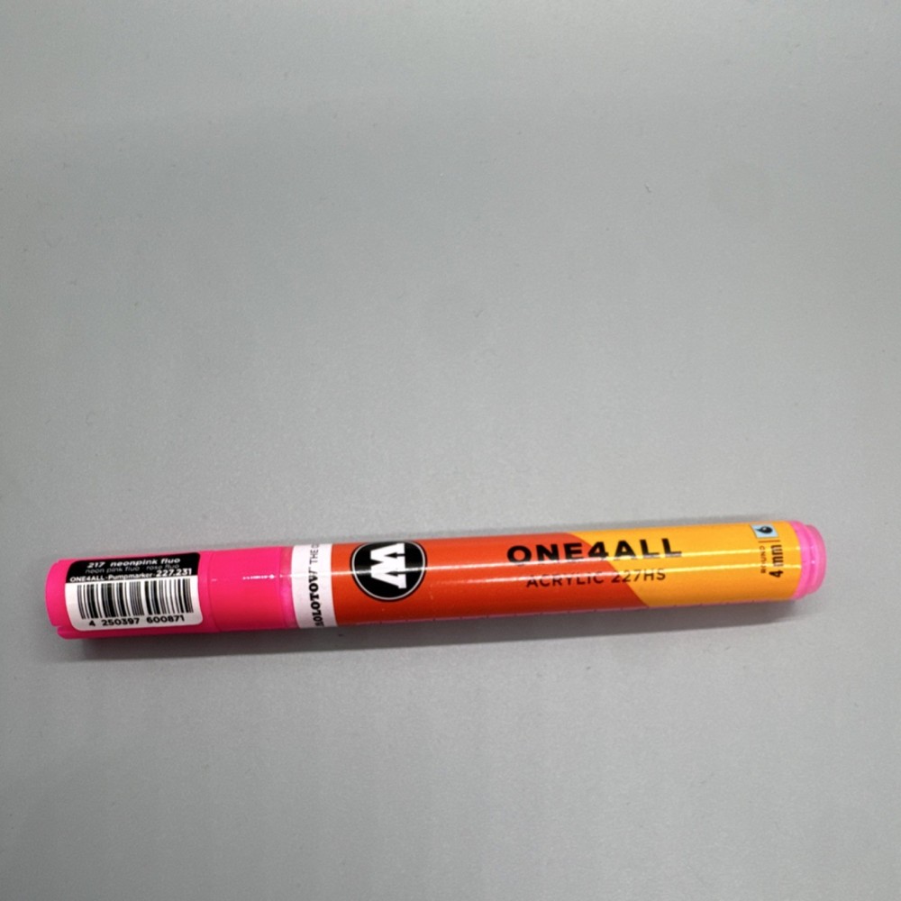 MOLOTOW ONE4ALL 227HS Acrylic Paint Marker Neon Pink 227.231 Artist Pen