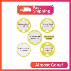 Jovial & Joyful Spin and Spiral Art Paper Refill Pack – Set of 25 Cardboard Piec