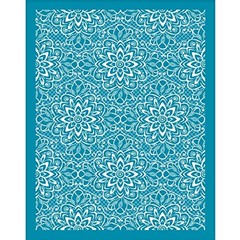 Clay Stencils Lace Flower Pattern Non-Adhesive Silk Screen Flower Lace