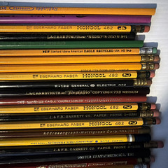120 Pencils LOT – Artist Drawing Pencil – Eberhard , L&C Hardtmuth, Eagle, Venus